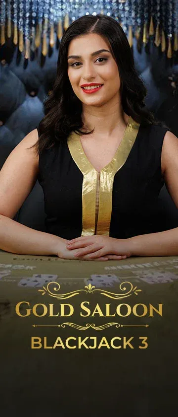 Gold Saloon Blackjack 3 live table by OnAir Entertainment